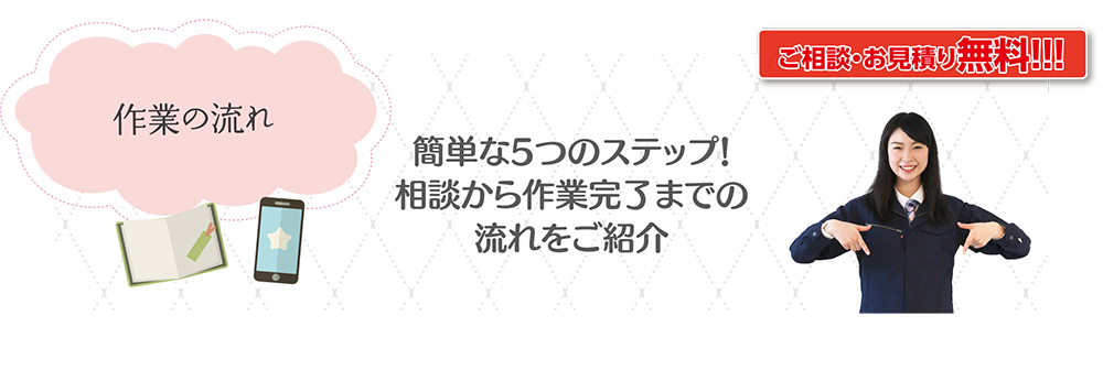 作業の流れ